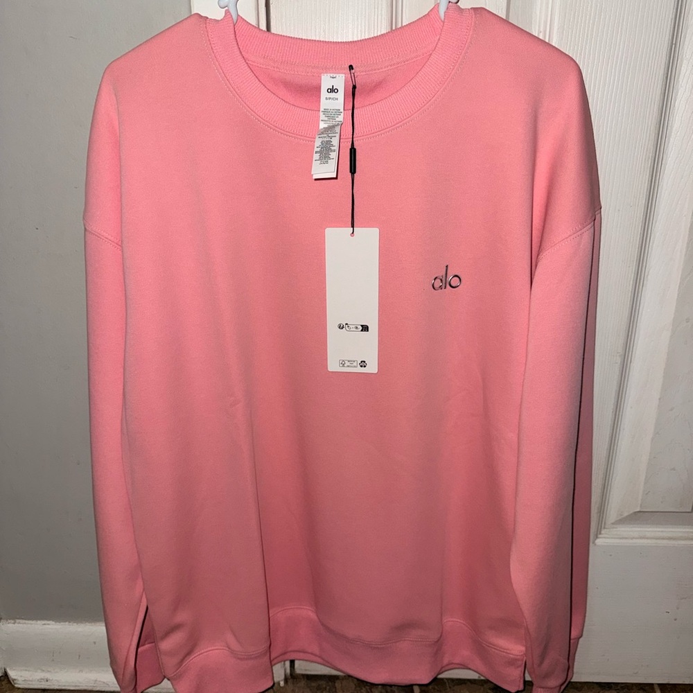 ALO Yoga Crewneck Sweatshirt - Pink